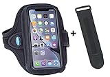 Tune Belt Armband [with Extra Room to Fit Cases] for iPhone 11, 11 Pro Max, Xr, Xs Max, 7/8 Plus, Galaxy S8 S9 S10 Plus and Note 8 9 10+ for Running & Working Out [Includes EX3 Armband Extender]