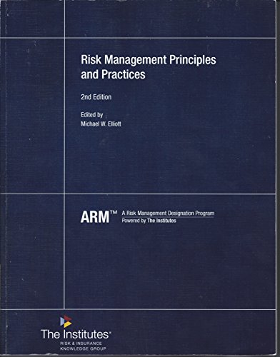 Risk Management Principles and Practices 0894639161 Book Cover