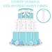 Upper Midland Products Cake Boards and Plastic Dowels, 6 Cardboards Cake Circle Bases, 6,8, and 10 inch, 2 of each Size, With 16 Dowels - Supplies for Two 3 Tier Cakes
