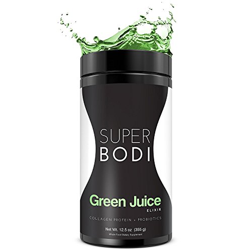 Green Superfood Powder THE ULTIMATE 3-in-1 Juice Drink Formula w Collagen Protein, Organic Greens & Probiotics +BONUS Lean Bodi Toolkit eBook! Natural Weight Loss, Energy Booster, Anti Aging for Women