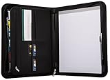 Jancosta CT1 A4 Letter Size Executive Zippered Padfolio (zipper black)