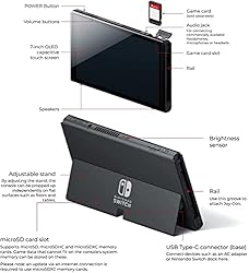 2022 Latest Model Switch OLED Display with White