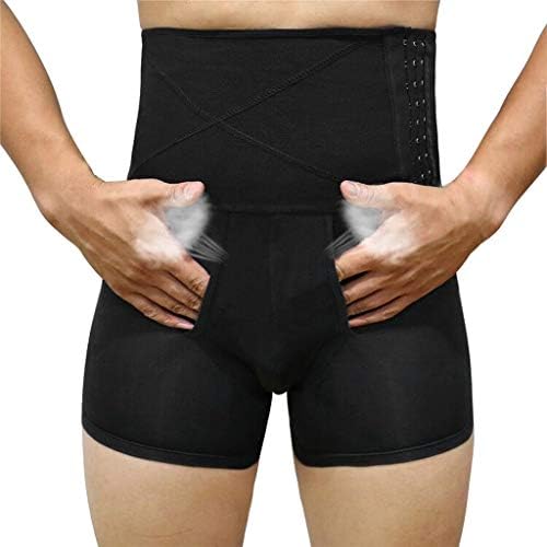 iNoDoZ Men High Waist Corset Quadrilateral Shorts Bodywear Pants Leggings Underpants