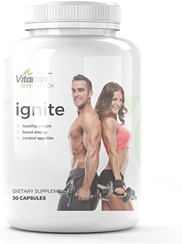 IGNITE: Powerful Thermogenic, Targeted Fat Burner, &amp; Natural All Day Energy Formula - Vegetarian, Dairy &amp; Gluten Free - Made in USA (30-Day Supply)