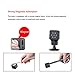 Spy Camera Mini Hidden Camera 1080P HD Nanny Cam with Night Vision and Motion Detective, Perfect Indoor Covert Security Camera for Home and Office