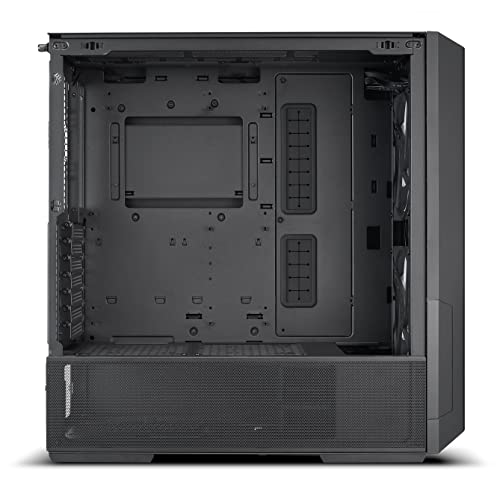 Lian Li Lancool 216 Mid-tower case with high cooling performance - Includes controller - dual front 160MM PWM fans and 1 rear 140MM PWM fan - Airflow focused - Up to 10 fans (LANCOOL 216RC-X BLACK)