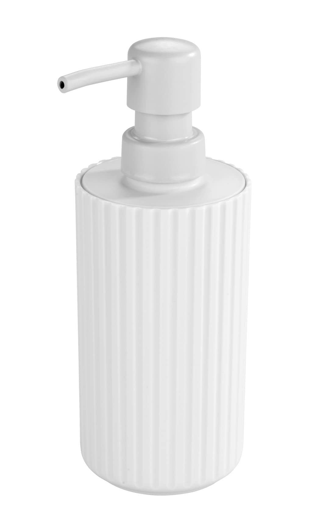 Allstar Minas White Liquid Soap Dispenser, Washing Up Liquid Dispenser Capacity: 0.28 L, Polypropylene, 7 x 18 x 7 cm, White