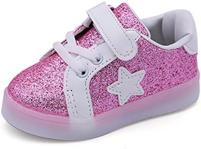 Fashion Baby Shoes,Infant Girls Boys Fashion Star Shining LED Luminous Casual Colorful Light Shoes
