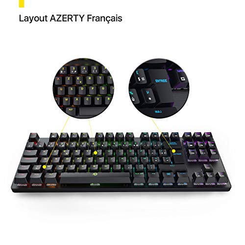 DREVO Tyrfing 88 Key FR Layout (Switch Azul, Negro) - Imagen 3