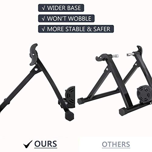 image for XGao Bike Trainer Stand Steel Indoor Bicycle Exercise Magnetic Station