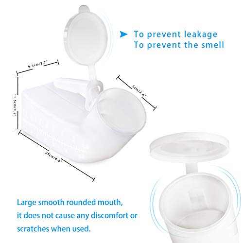 image for KEEPON Male urinals for Men Non Spill Urine Cups Hospital Bed Mens Por
