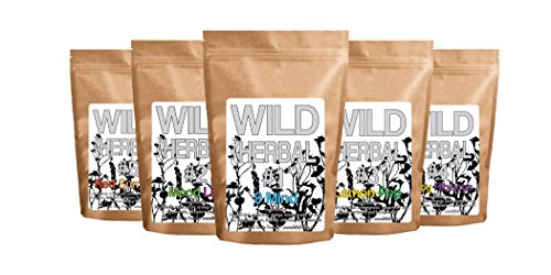 image for Wild Herbal #2 Mood Lift Tea Blend by Wild Foods - 7 Ingredient Tea wi