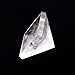 1.5inch Natural Pyramid Carved Chakra Healing Crystal Reiki Stone Top Quality Gemstone Radiation Deflection Home Decor Gift Decoration Crafts (Clear crystal)