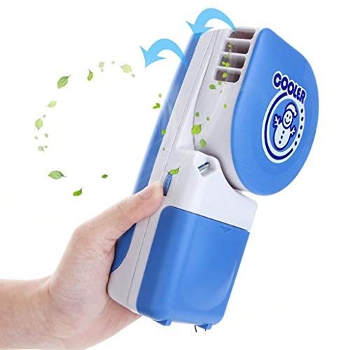 SOOTOP Mini Portable USB Handheld Air Conditioner Fans, Smile Personal Portable Desktop Rechargeable Cooling Fan Blower Cooler for Dorm Indoor Outdoor Office Household Traveling Camping Bedroom