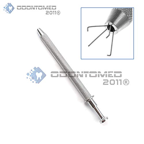 OdontoMed2011 IC Pickup/Thread Picker/BGA Chip Picker/Electronic Component Catch/ 4 Clamp IC Chip Metal Catcher/Manicure Cotton Ball Claw. ODM