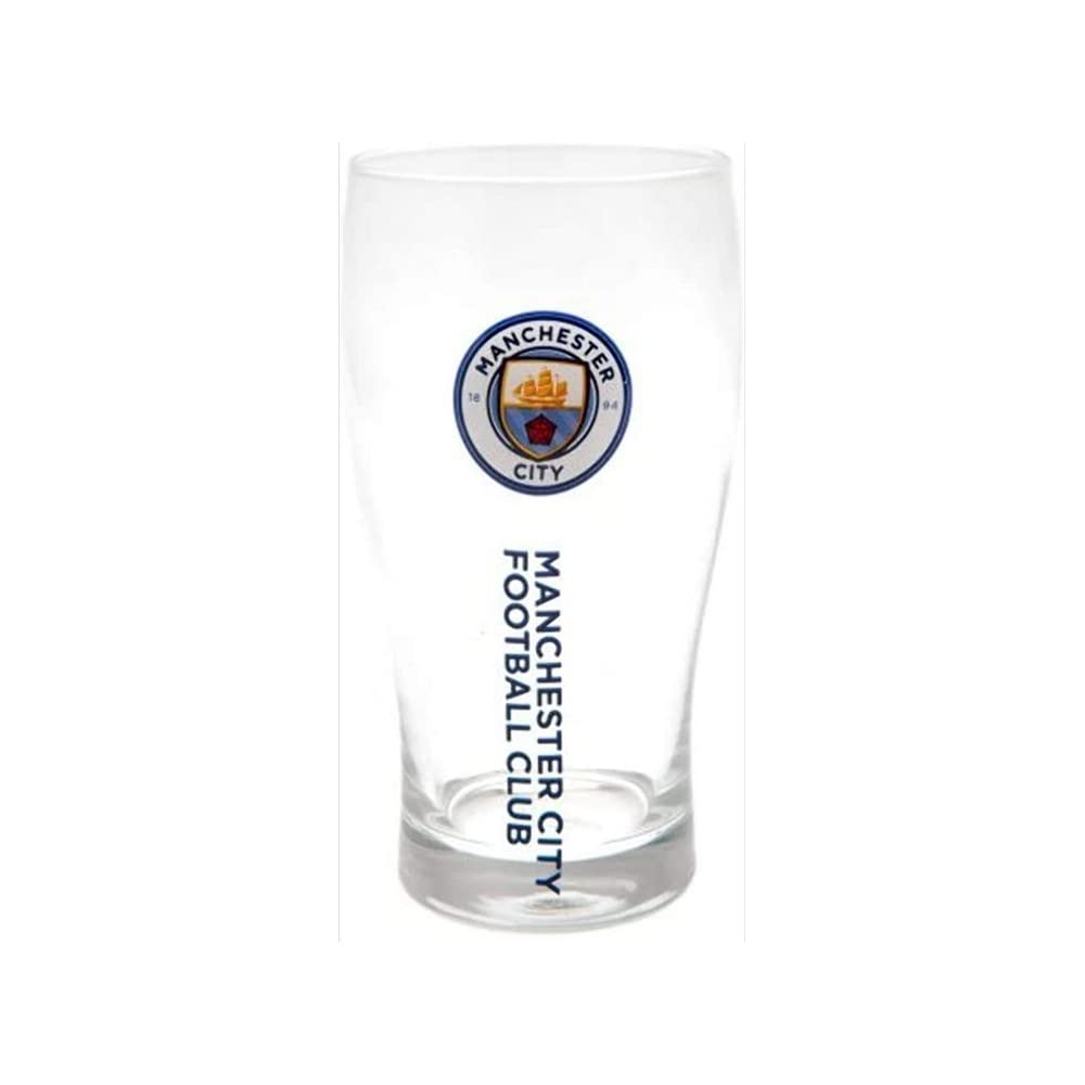 Manchester City Official Pint Glass - Multi-Colour