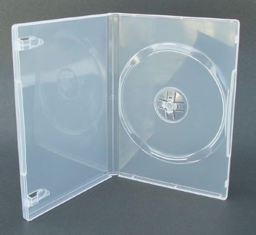 Caja de DVD 7mm Individual Transparente Paquete de 25: Amazon.es: Oficina y papelería