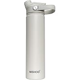 Stainless Steel Double Wall Vacuum Insulated Tumbler, Sports Water Bottle, Thermal Flask (Cream, 25 Ounces)