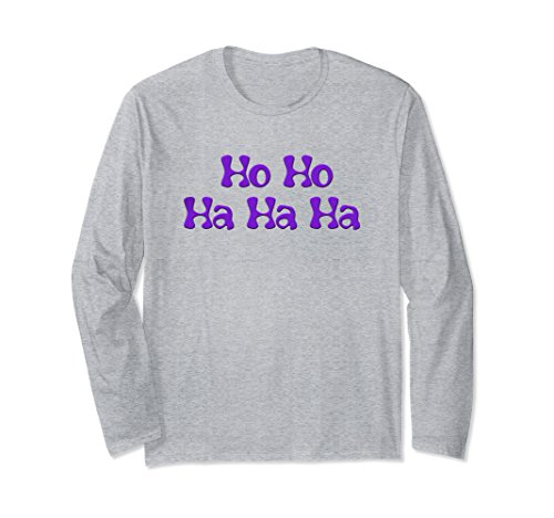 Unisex Fun HO HO HA HA HA T Shirt Laughter Yoga Students Teachers Medium Heather Grey