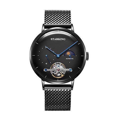 STARKING Top Brand Luxury Automatic Mens Wrist Watch AM0283 stainlessWatch Men Casual Style Fashion Waterproof Watches Scratch Proof Male