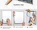 GUOHONG Magnetic Display Frame, Window Sign Holder Double Sided and Adhesive for Wall/Door/Refrigerator, PVC Reference Photo Frame (Silver 8.5x11'', 6 Pack)