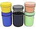 Mason Jar Lifestyle Leak-Proof Plastic Storage Lids with Platinum Silicone Liners – 5 Pack for Wide Mouth Mason Jars – Reusable, Eco-Friendly, Freezer Safe
