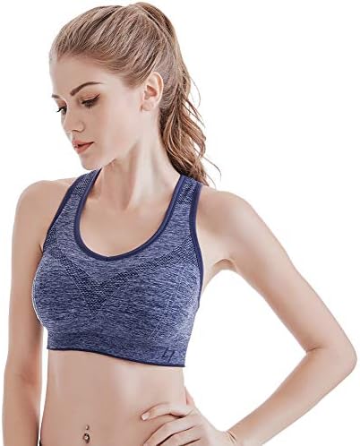 FITTIN Crossback Sports Bras - Padded Seamless Med Support for Yoga Gym Workout Fitness 3 41MzqjJWoPL. AC