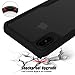 iPhone X Case,TPU Bumper +PC Clear Hard Back Cover Protective Shock-Absorption & Skid-proof Anti-Scratch Hybrid Case Cover for Apple iPhone X Case/ iPhone 10 Black