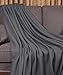 Utopia Bedding Fleece Blanket Twin Size Grey Soft Warm Bed Blanket Plush Blanket Microfiber