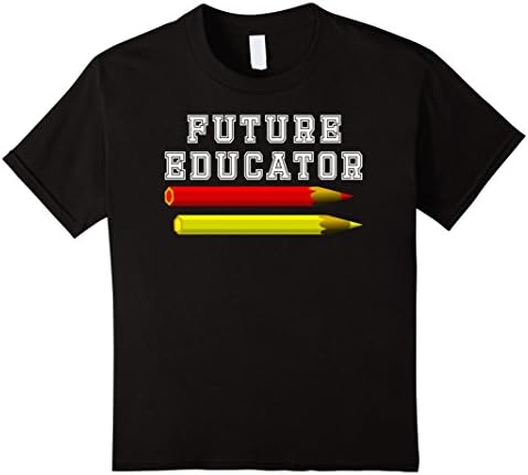 unisex-child Future Educator t-shirts 10 Black