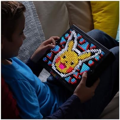 Pokémon Lite-Brite - Mesa de desenho luminosa LED com cores - Brinquedo luminoso para crianças