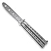 FURY Butterfly Trainer Knife (Silver Matte Finish)