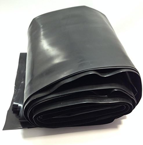 Custom Pro 12.5 Feet x 10 Feet Super-Flex Pond and Water Garden Liner - Black - Compare to EPDM and PVC Liner - Stronger and Easier to Use - Resists Punctures, Tears, UV and Insects - 20 Year Warranty