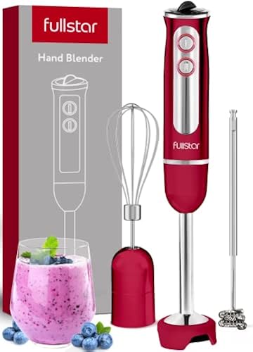 Immersion Blender, Hand Blender Electric, 3-in-1 Immersion Blender