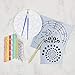 JOFAMY Mandala Dotting Tools 26 Pcs Dots Art Tools for Rock Canvas Painting, Dots Painting Tools Including Acrylic Rods, Mandala Dotting Stencils, Paint Tray, Brushes etc