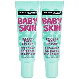 Maybelline Baby Skin Instant Pore Eraser Primer, Clear, 0.67 Fl Oz (Pack of 2)
