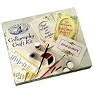 House Of Crafts Calligraphy Craft Kit Creative Writing Nibs Pen Ink Pad Gift Set