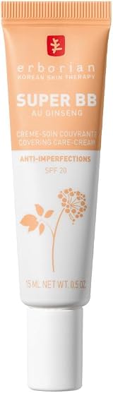 Erborian Super BB Cream with Ginseng High Coverage SPF 20 Doré 15ml