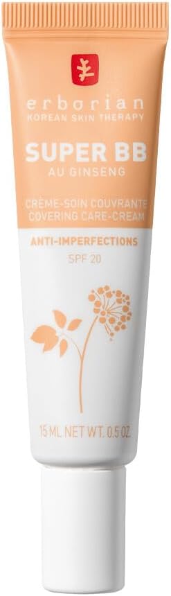 Erborian Super BB Cream with Ginseng High Coverage SPF 20 Doré 15ml