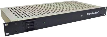 DuraComm - HE1U-5012-BMS - HE1U Series Rack Mount Power Supply, 750W, 50A, 13.8VDC with Smart Battery Charger, 99W, 7.2A, 12VDC