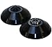 Yoyo King Black Dr. Smalls 3/4 Sized Metal Yoyo with Narrow Responsive and Wide Nonresponsive C Bearing and Extra Yoyo String