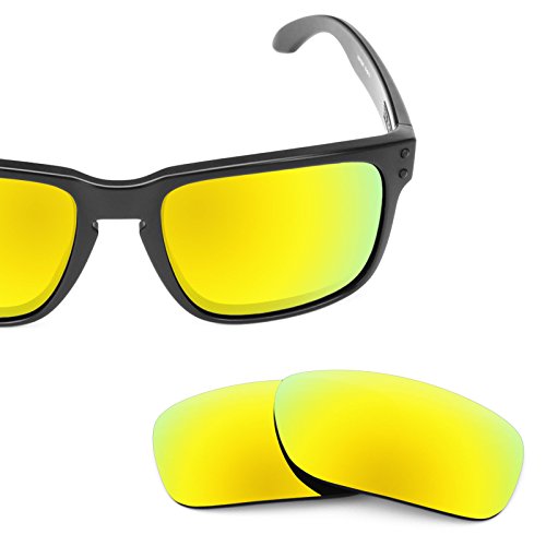 Revant Replacement Lenses for Oakley Holbrook Polarized 24K Gold MirrorShield