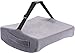 Utopia Bedding Lumbar Support Back Pillow, Firm Memory Foam with Adjustable Dual Straps – Orthopedic Design for Back Pain Relief - Car Seat and Office Chair Single Pack
