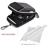 SKYNEW Digital Cameras EVA Canon Camera Hard Case Small for Canon Powershot SX730/SX720 SX620 HS G9 X Nikon COOLPIX W100 Panasonic Lumix DMC TZ80 TZ70 Sony Cyber-Shot DSC WX500 / HX90/ HX60, Black