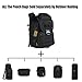 HUNTVP 40L Military Tactical Backpack MOLLE Assault Daypack Rucksack WR (Black)