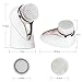 Mini Portable Facial Cleansing Brush, 3 in 1 Sonic Vibration Electric Facial Massager Waterproof Rechargeable Face Scrubs Skin Care Wash Face Machine