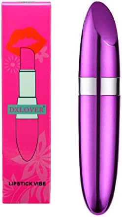 DXWLOVER Mini Lipstick Style Pocket Handheld Massager Toy Color Purple