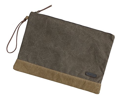 Gootium Waxed Canvas Multipurpose File Envelope Accessories Organizer For Artists And Office, 13