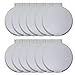 AAkron Round Mirror, Portable Versatile Mirror for Every Lady’s Bag, Purse or Cosmetic Bag, Great for Crafting Set of 12, White