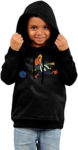 Boys Girls Funny Duck Playing Bowling Fleece Hoodie Sweatshirt 3 Toddler